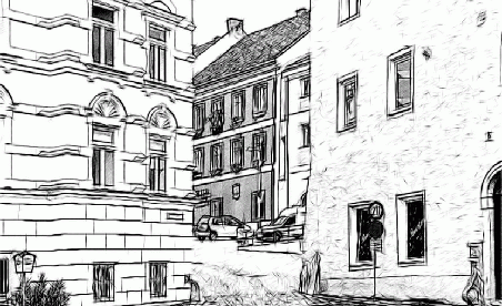 Auffahrt zum Markplatz