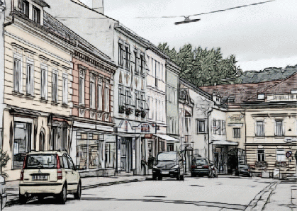 Stra�e Gasthof Post